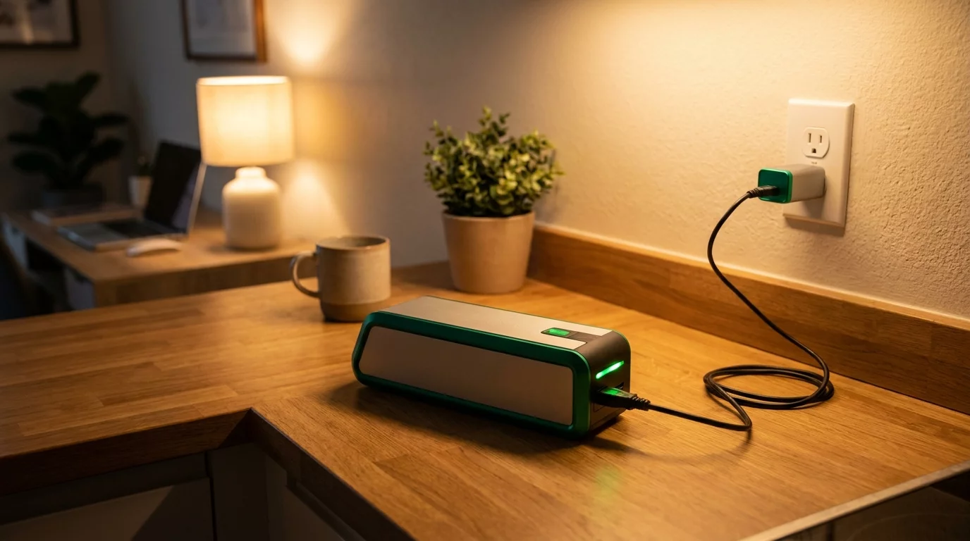 Batterie VAE en charge sur station
