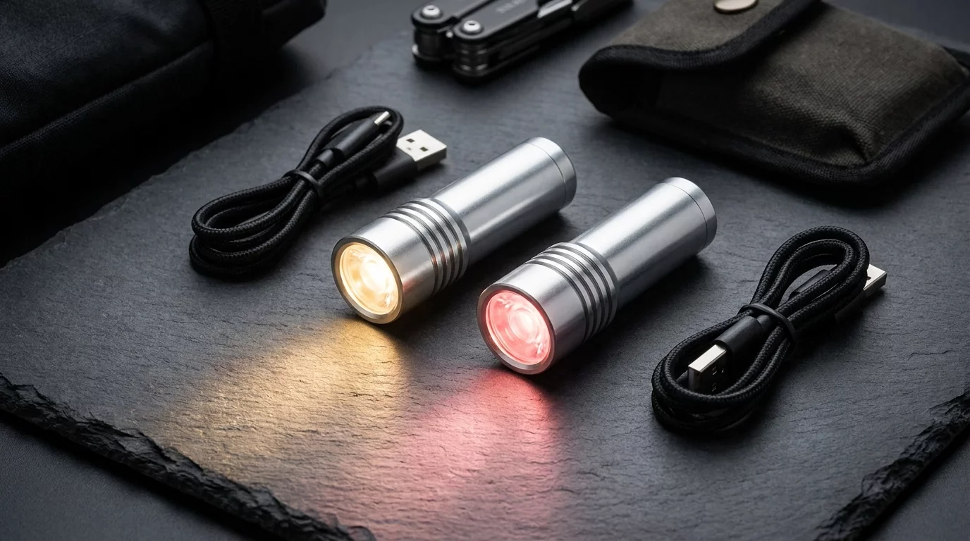 Kit eclairage velo LED avant et arriere