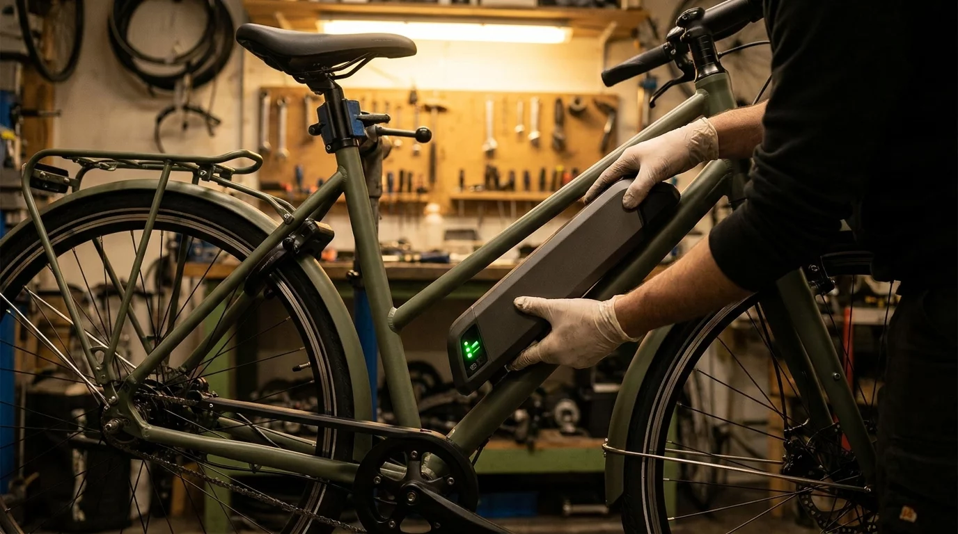 VAE urbain entree de gamme avec batterie amovible